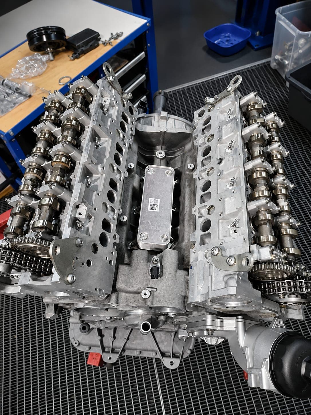 Motorbearbeitung in der Werkstatt