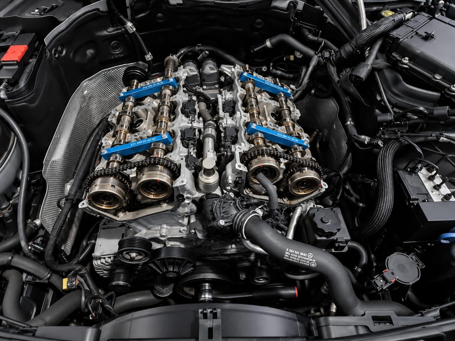 Ferrari in der Werkstatt